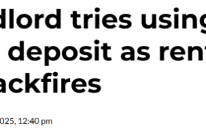 BC房东注意！押金不能随便扣！私自挪押金，倒赔租客数千！