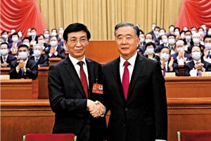 王滬寧當選全國政協主席
