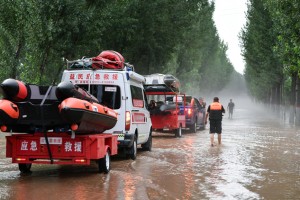 河北涿州逾13萬人受災 150餘支民間救援力量抵達