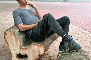 塌樹回收小故事：天然長椅 鬼斧神工