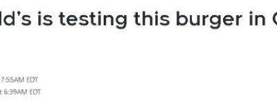 加拿大麦当劳限期试销一款全新素汉堡！含多达7种蔬菜