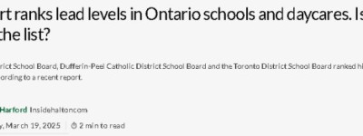 安省一半中小学校的水质检测发现铅含量超标！黑名单公布！