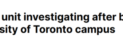 突发!多伦多大学惊现尸体!中国留学生吓惨:”旁边一滩血”!警车围堵