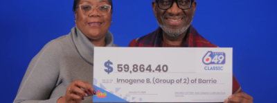 加国夫妇第三次中大奖 这次用的生日数字