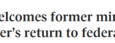 “重返政坛”! 杜鲁多的前部长辞职后”改主意”了!强势复出寻求连任!