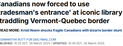 抗议!121年历史美加跨境建筑限制加拿大人入内:美国人都看不下去!