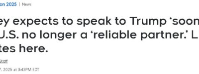 加拿大总理卡尼即将与特朗普通话！称美国”不再是可靠的伙伴”！