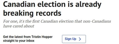 加拿大2025联邦大选创下9个纪录：打破常规、引爆全球关注