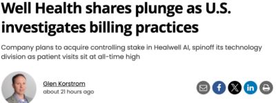 李嘉诚投资的加拿大公司遭美国调查，股价暴跌!