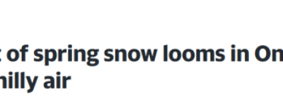 25cm暴雪+80km强风!”北极寒流”明起狂袭安省!多伦多遭殃!