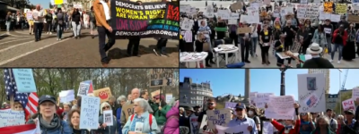 抗议者在全国多城市集会，反对特朗普对加拿大主权的威胁