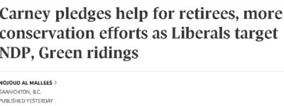 自由党承诺保护退休人士GIS提高5%！今夏国家公园免费开放