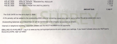 大温女子惊呆了 收到7168加元这巨额账单