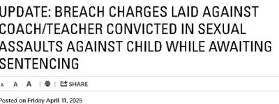 约克区华人性侵犯在万锦违反保释令，再被控罪