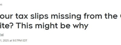 CRA又出问题！报税关键表格缺失，数百万用户崩溃：自动填报失效