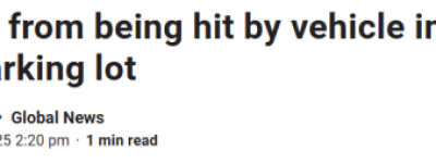 飞来横祸！加拿大女子在购物中心停车场遭失控SUV撞亡