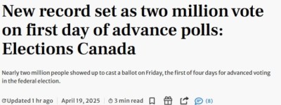 博励治支持率冲上63%！提前投票破纪录！华人票仓竞争白热化