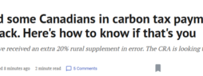 “发钱又反悔”! 大批加拿大人领错一笔”碳退税”! CRA紧急发信追讨!