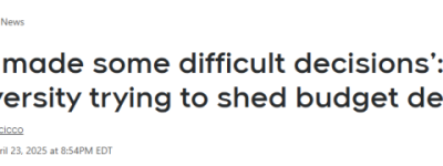 巨亏$4200万!安省知名大学留学生暴跌致大裁员: 兼职老师丢工作!