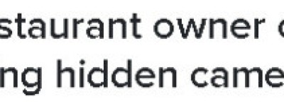 士嘉堡华人餐馆洗手间藏摄像头！这时段去过联系警方!