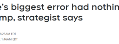 保守党败选真相揭秘：博励治犯了一个关键错误！与特朗普无关