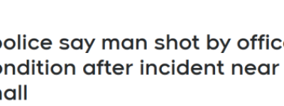 加拿大购物中心枪击!24岁男子中弹倒地!商场封锁:大批顾客被困!