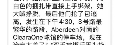 列治文华人女子大白天遭“绑架”！嫌犯为3名印度裔！