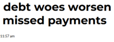 穷啊！加拿大人债务越来越多！“失信人”变多了！