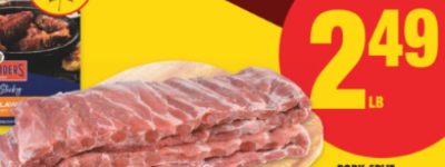 本周特价：大西瓜$3.44 草莓$1.88 猪肋排$2.49 辛拉面$0.75