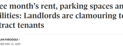 租赁市场低迷：加拿大房东免租2个月+返现$1000吸引租客