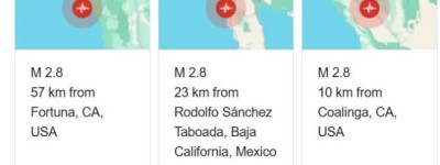 大地震要来？大温南边24小时接连三震