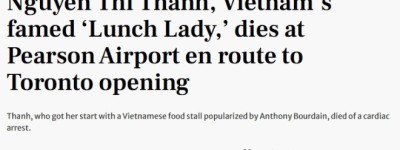 亚洲传奇餐厅主厨来多伦多开新店 在皮尔逊机场突发心脏骤停去世