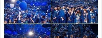 全场笑翻 毕业生爸爸抱娃冲上台的毕业典礼大戏