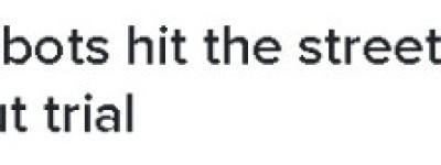 万锦市区正在试点机器人送餐，外卖员要下岗了？