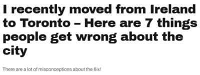 棒呆！欧洲小哥狂赞多伦多：有7件事大家说得不对！