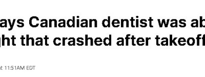印航空难，多伦多一位女牙医遇难！丈夫带1岁娃赶往印度