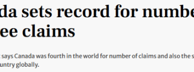 厉害了加拿大！给难民狂发PR身份，喜提”世界第一”！