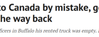 装傻！美国男子误闯加拿大边境：顺手搞了$30万大麻！