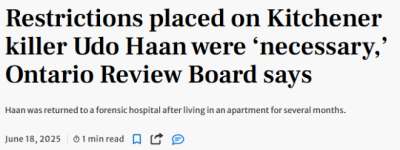 安省65岁男子杀妻+炸毁住宅 放出来不到一年又犯事了