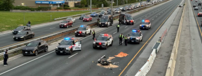 Gardiner高速公路车祸，一名20多岁的摩托车手当场死亡