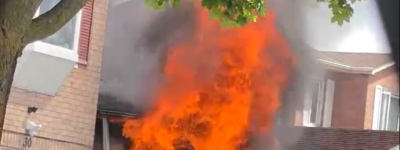 多伦多华人区Alton Towers Circle附近发生火灾所幸无人伤亡