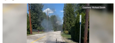 生死30秒!BC男子骑电动车当街自燃爆炸!火球冲天险酿惨剧!