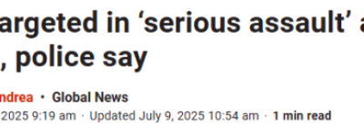 加拿大130万人狂欢节突发”严重袭击事件”，造成多人受伤