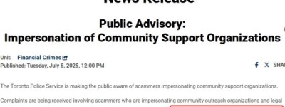 华人注意！专门针对华人新移民骗局泛滥！冒充”法律安家服务中心”