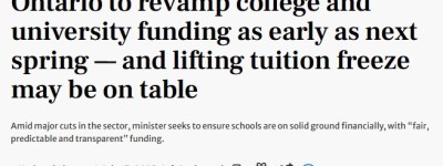 安省酝酿大学改革！最快明年涨学费，高校面临生死转折！