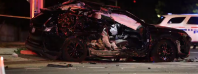 Whitby疑似酒驾车祸现场惨烈：6人住院，1人伤势严重