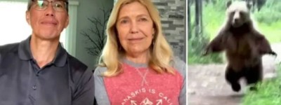 惊魂！加国夫妇遭灰熊尾随 靠吼逃出生天
