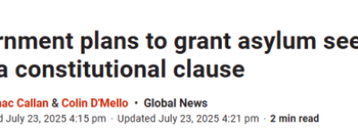 安省”大赦”10万难民! 留学生气炸: 为什么不批省提名? 太不公平!