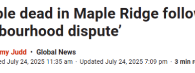 加拿大”灭门枪击”震惊社区: 3人死亡、2车炸成火球、房屋焚毁