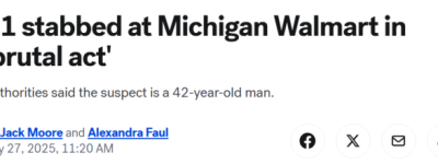 血腥周末！沃尔玛爆随机持刀袭击：42岁男子疯狂刺伤11人